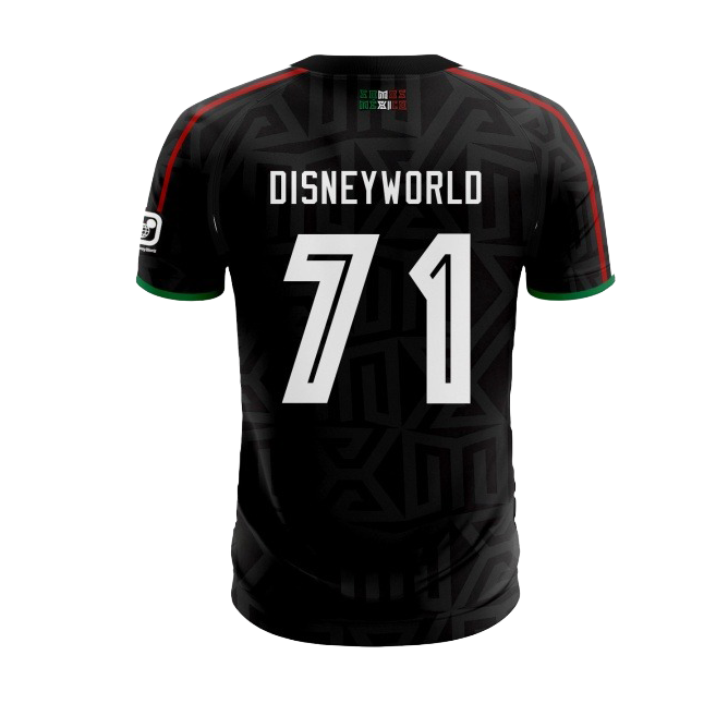 Mexico Soccer Jersey (DW 71 Black) fitted style