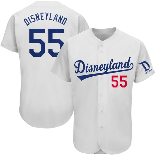 Disneyland Baseball Jersey (Dodgers White)