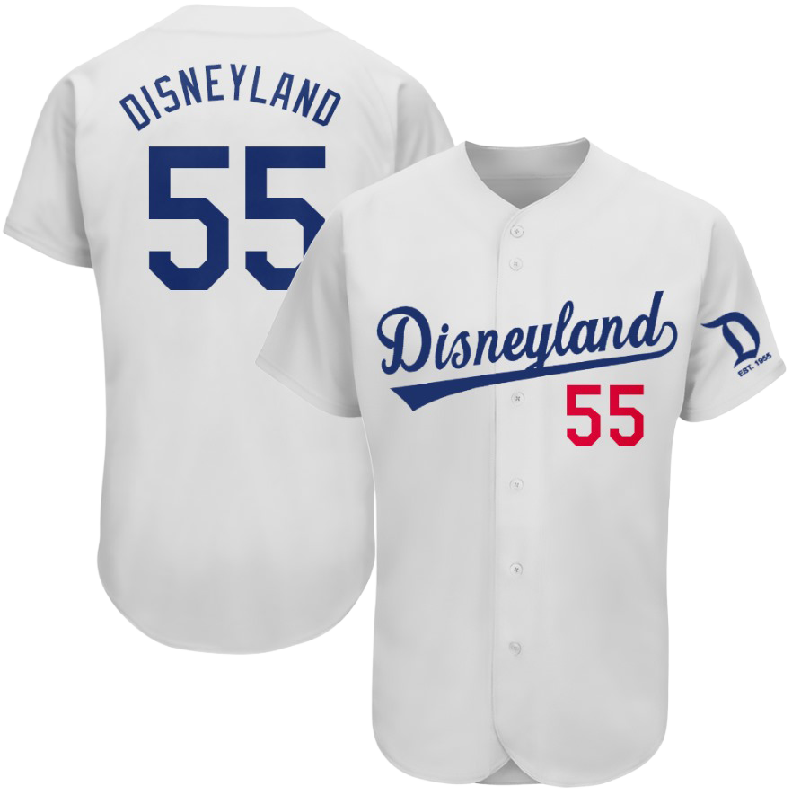 Dodgers Style Embroidered Jersey (white)
