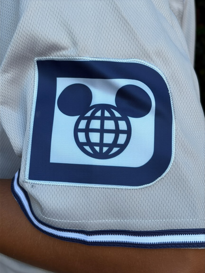 Disney World (Yankees Style) Embroidered Baseball Jersey