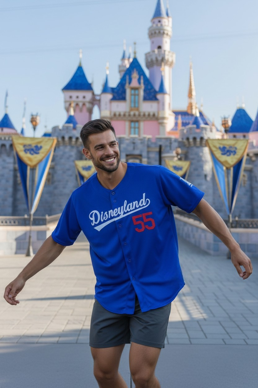 Disneyland Baseball Jersey (Dodgers Blue)