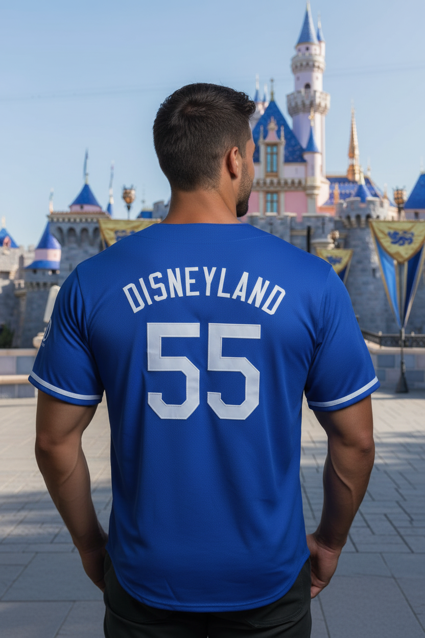 Disneyland Baseball Jersey (Dodgers Blue)