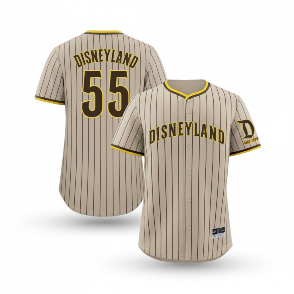 Baseball Jersey Embroidered Jersey (Padres Style)
