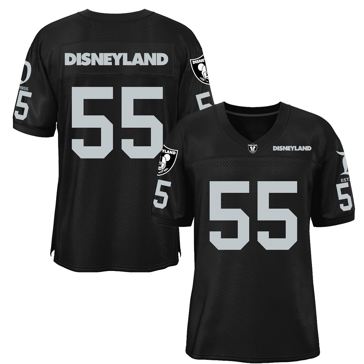 Football Jersey (Silver & Black Throwback)