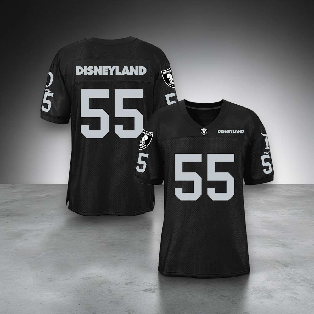 Football Jersey (Silver & Black Throwback)