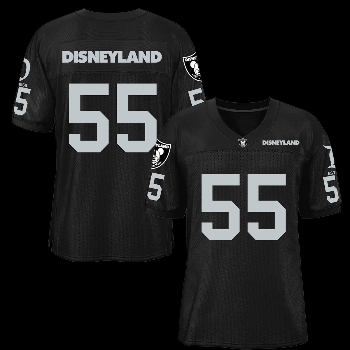 Football Jersey (Silver & Black Throwback)