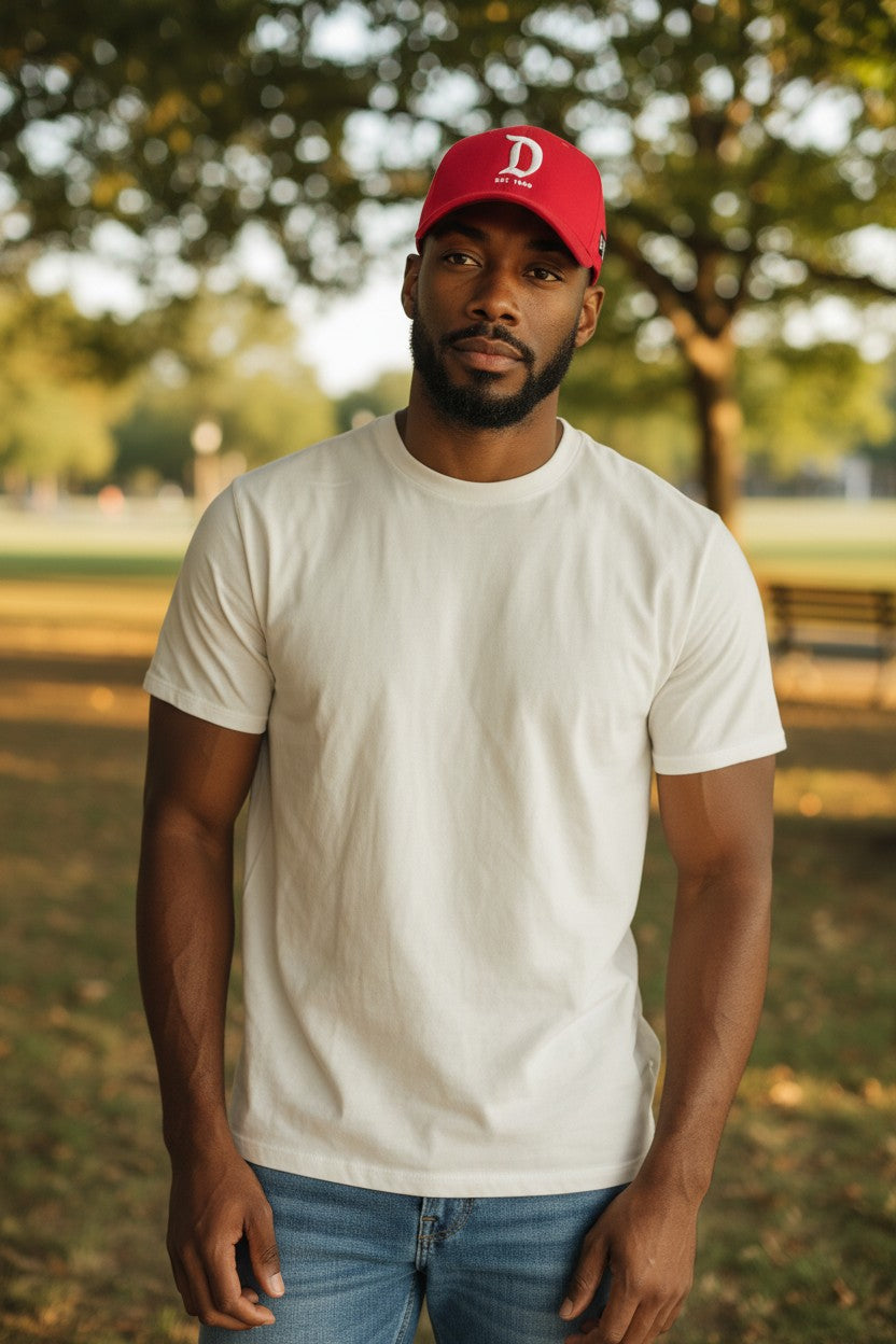 Disneyland Big "D" FlexFit Baseball Cap (RED)