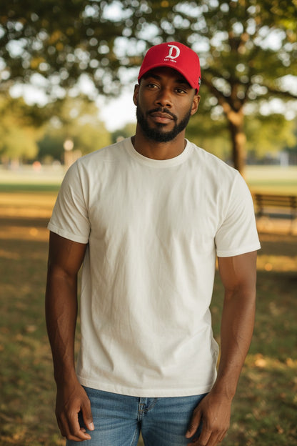 Disneyland Big "D" FlexFit Baseball Cap (RED)