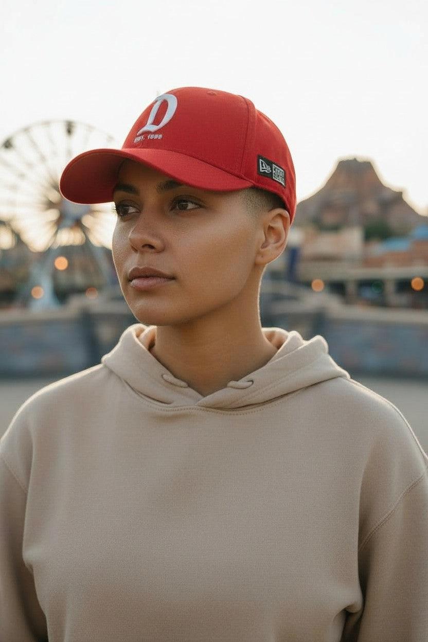 Disneyland Big "D" FlexFit Baseball Cap (RED)