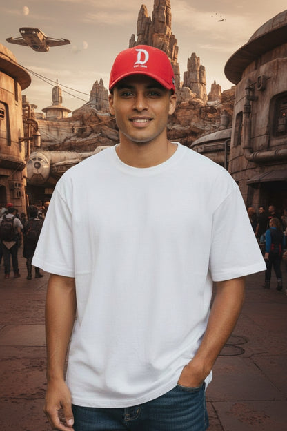 Disneyland Big "D" FlexFit Baseball Cap (RED)