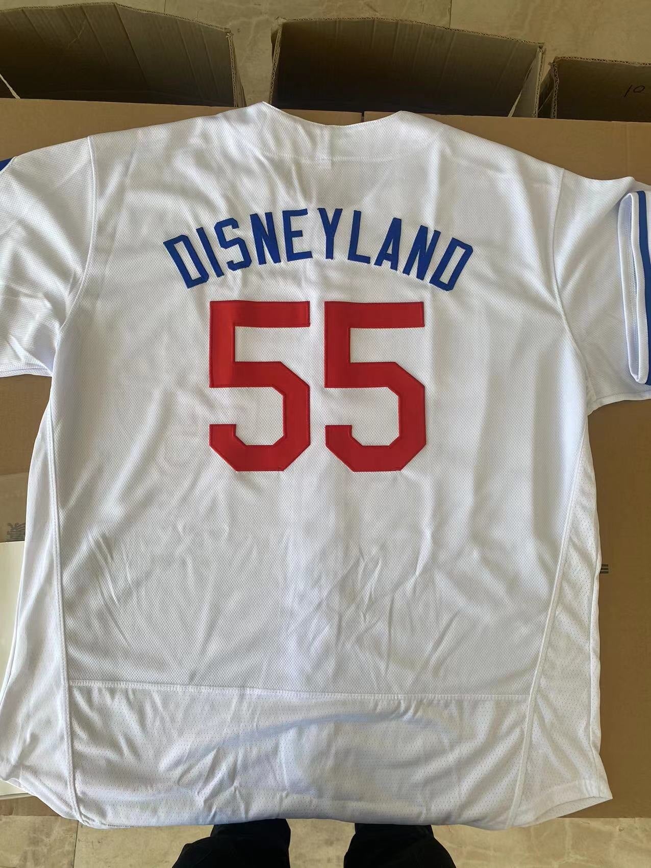 Disneyland Marquee Baseball Jersey (Embroidered) WHITE