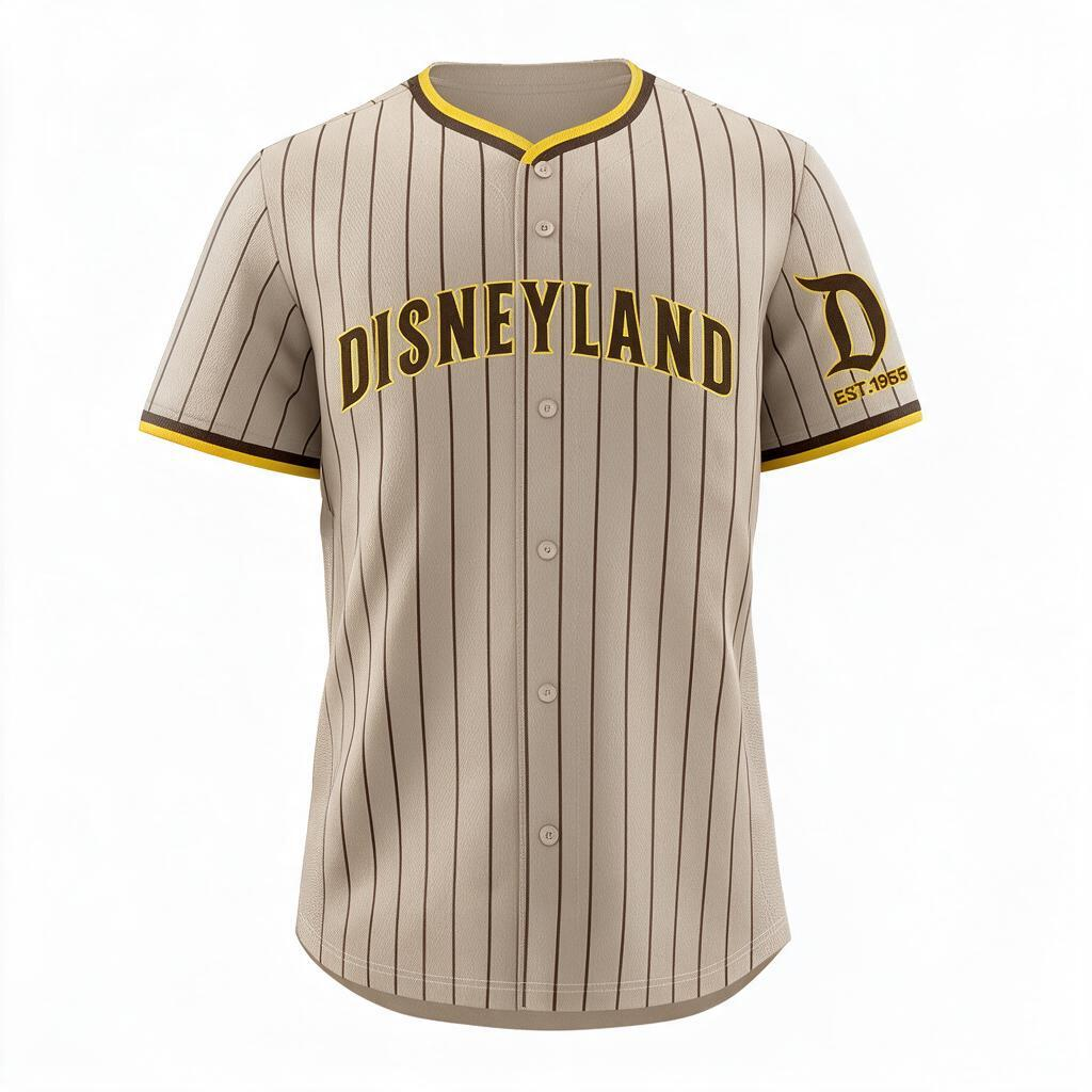 Baseball Jersey Embroidered Jersey (Padres Style)