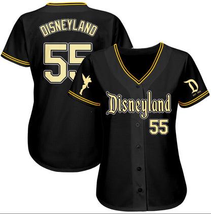 Tinkerbell Baseball Jersey WOMEN'S EXCLUSIVE EDITION (Embroidered)