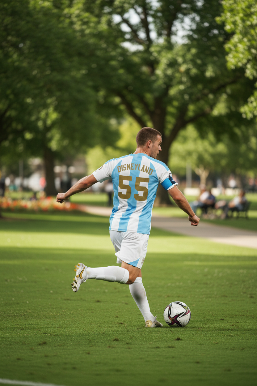 Disneyland Argentina (messi style) Soccer Jersey