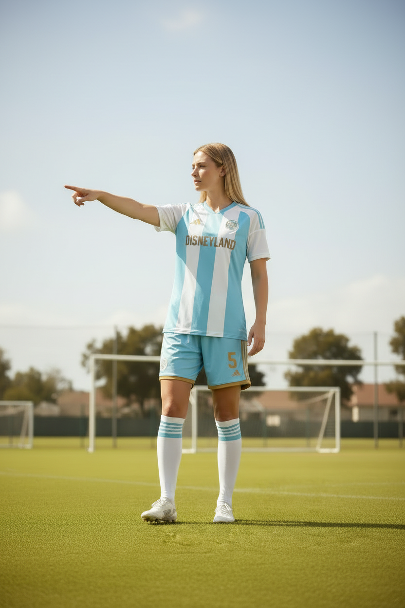 Disneyland Argentina (messi style) Soccer Jersey