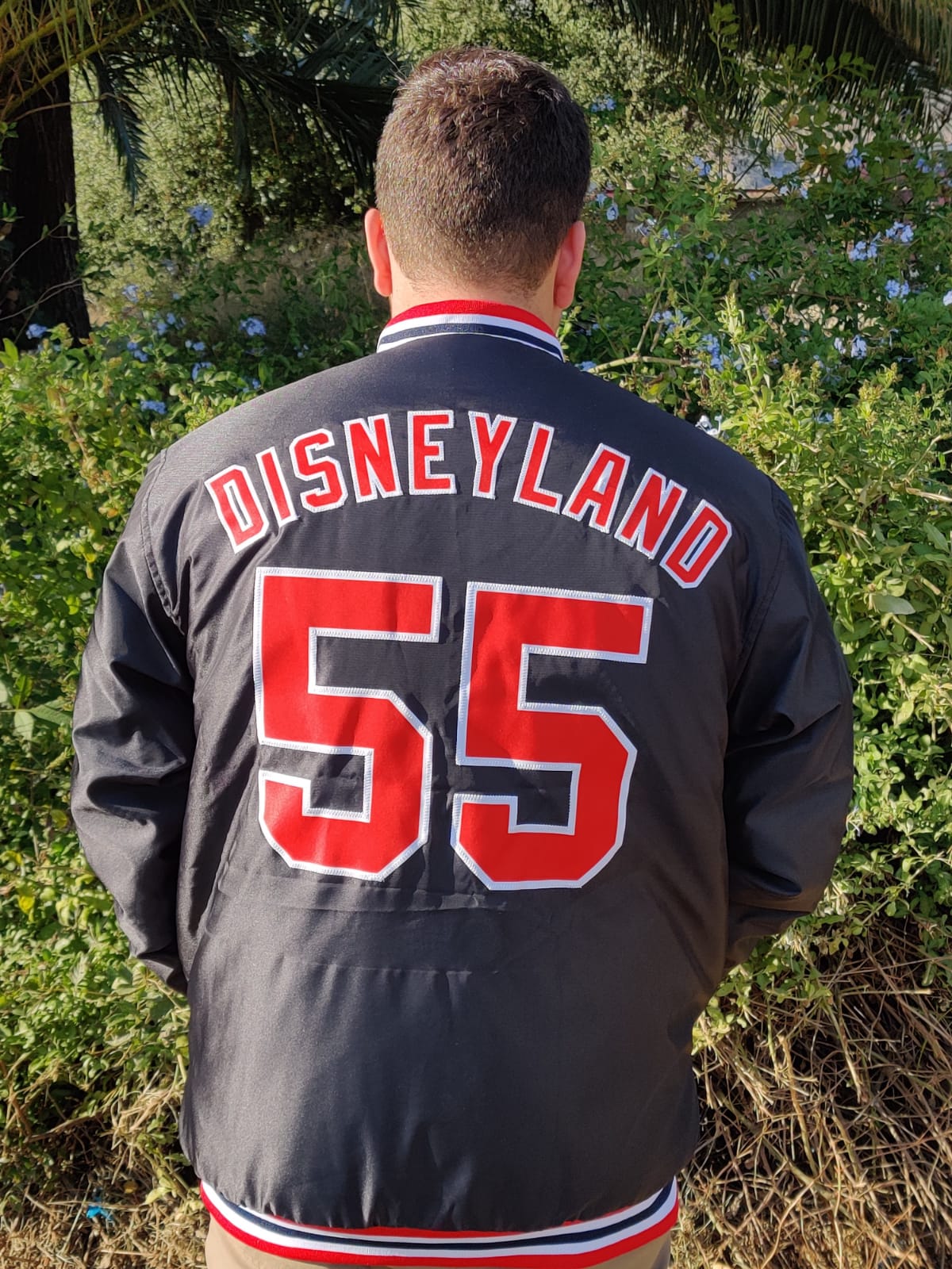 Disneyland Sign Jacket w/stitched patches.