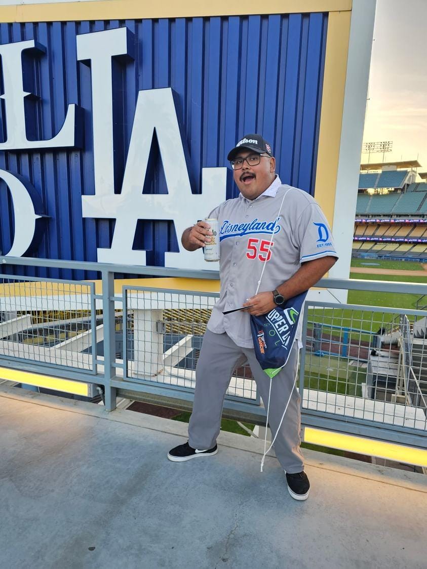 Disneyland Baseball Jersey (Dodgers Grey)