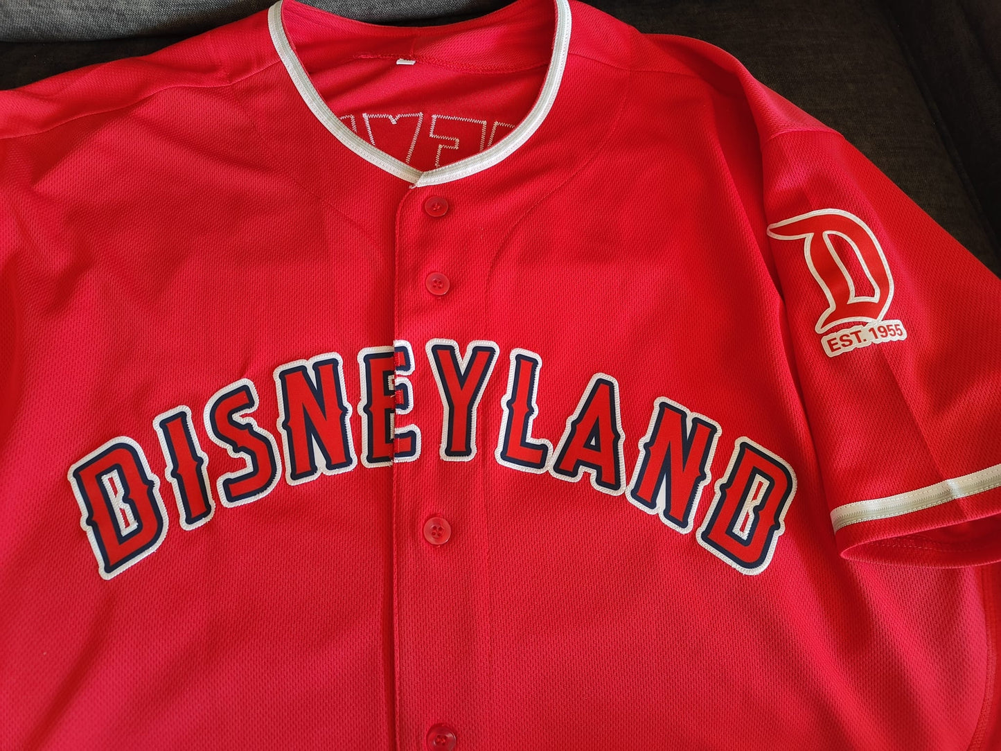 Disneyland Baseball Jersey (Angels Red)