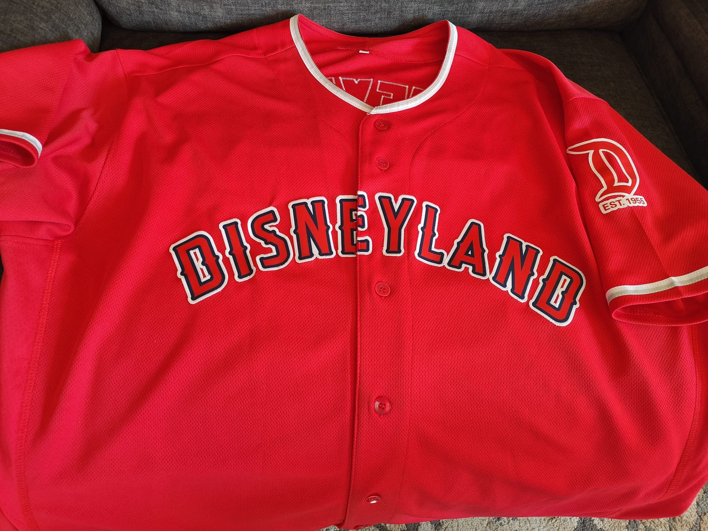 Disneyland Baseball Jersey (Angels Red)