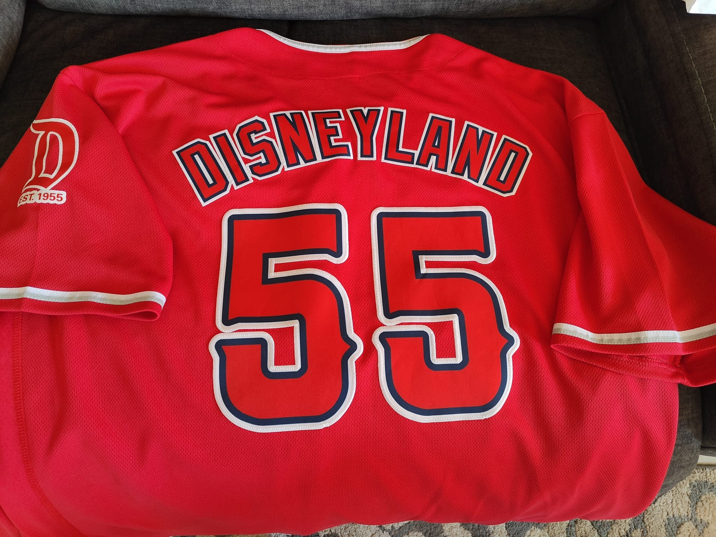 Disneyland Baseball Jersey (Angels Red)