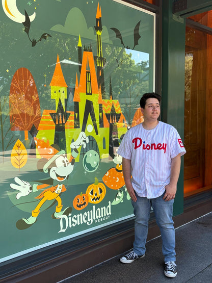 Disney World (Philadelphia Phillies Style) Embroidered Baseball Jersey
