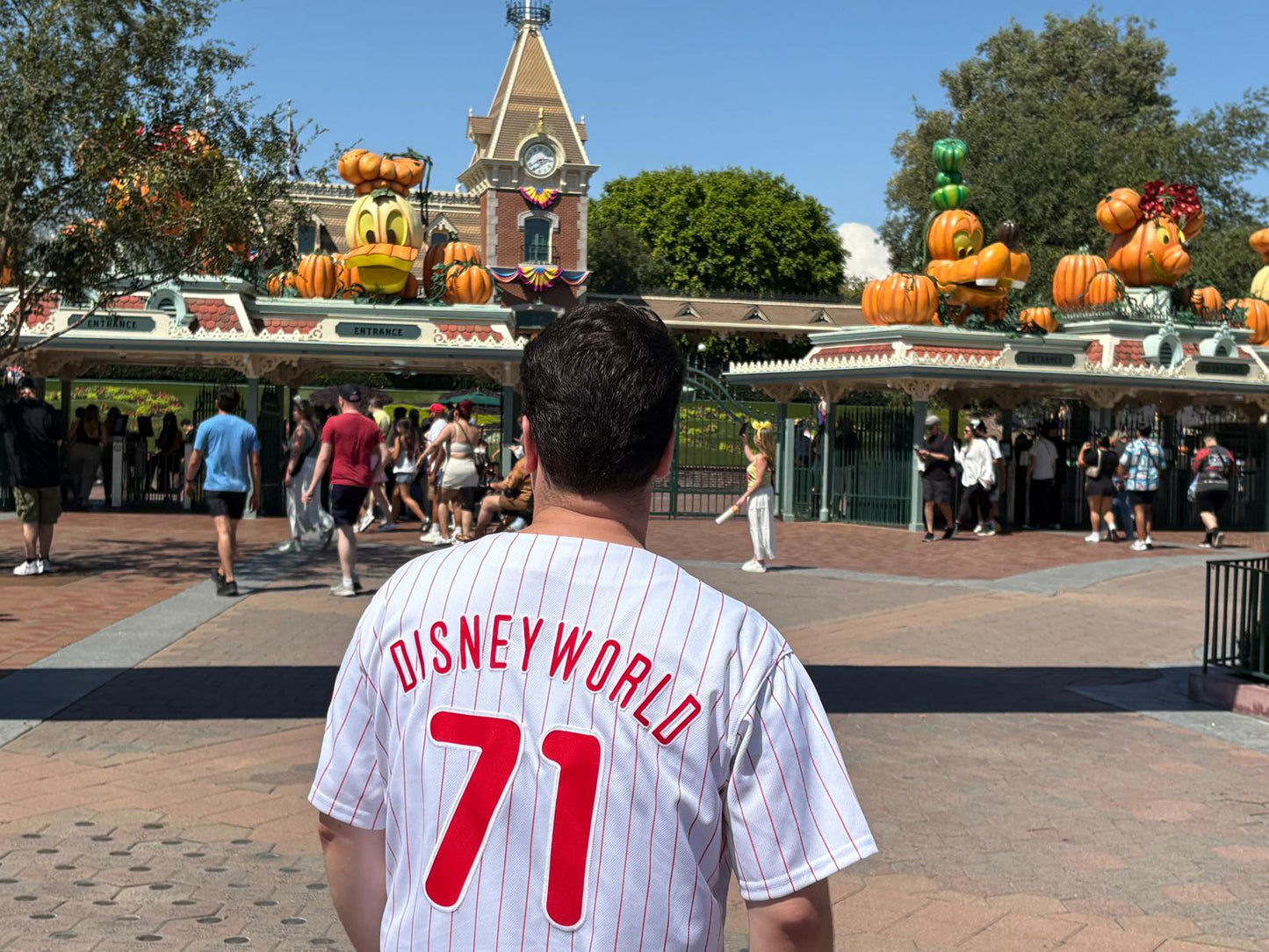 Disney World (Philadelphia Phillies Style) Embroidered Baseball Jersey