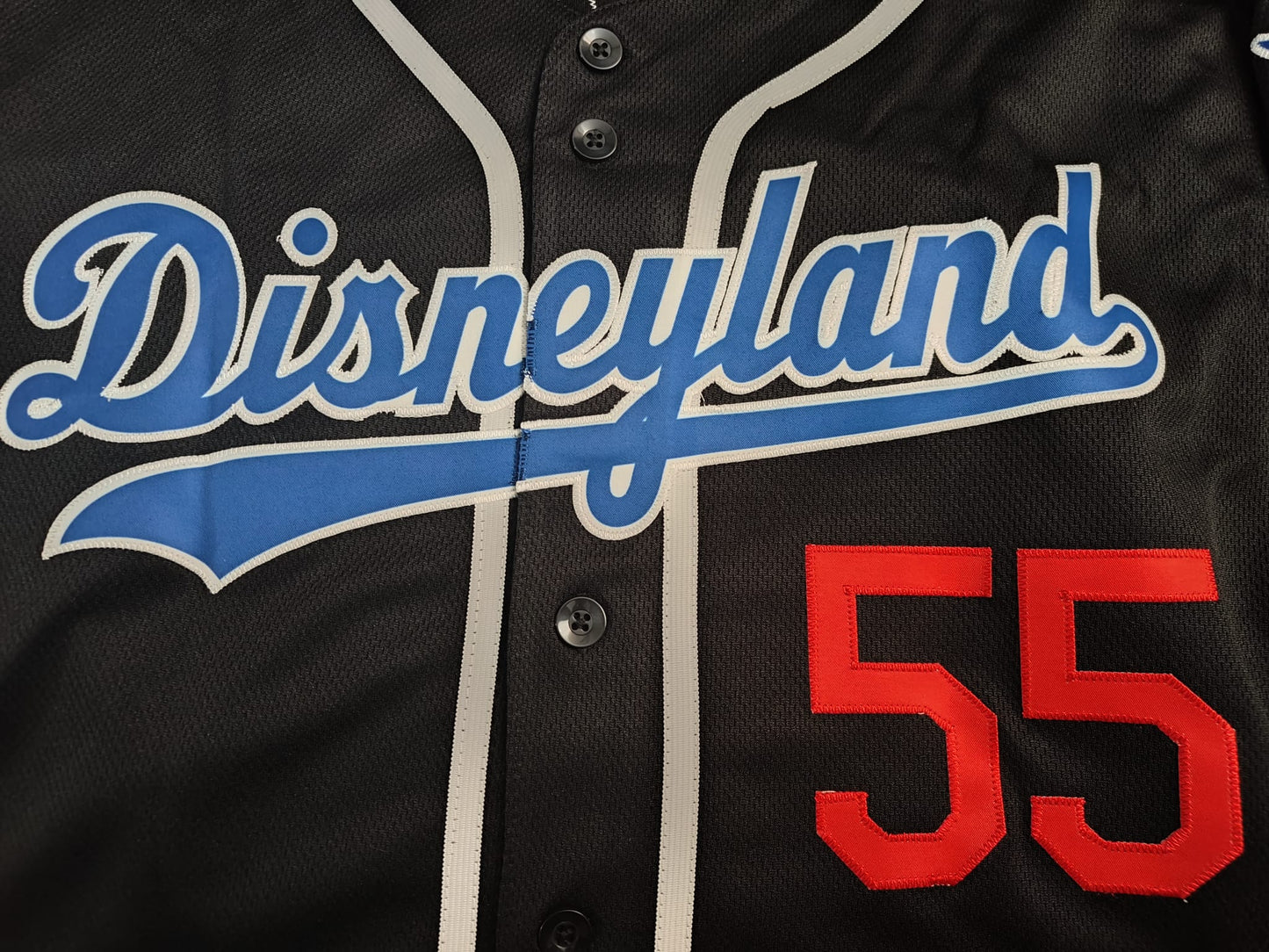 Disneyland Baseball Jersey (Dodgers Black)