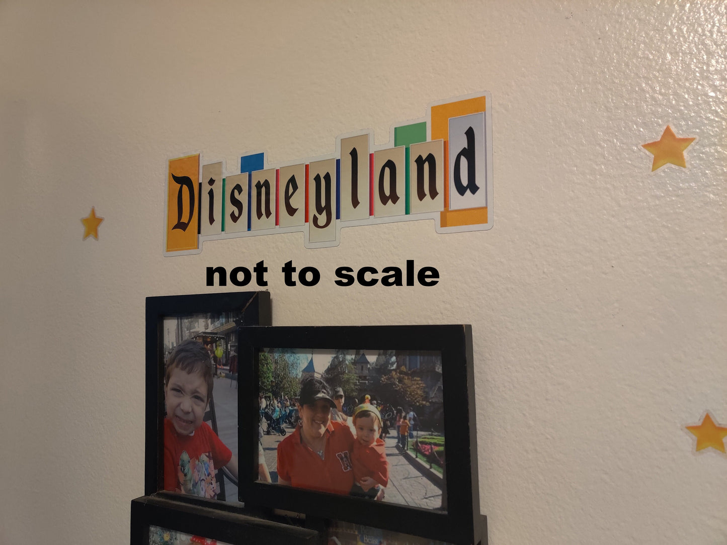 Disneyland Sign Vinyl Sticker - 24" vinyl sticker - INDOOR or OUTDOOR