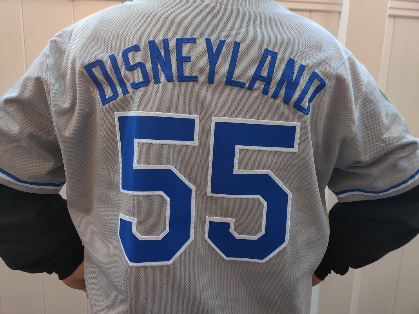 Disneyland Baseball Jersey (Dodgers Grey)