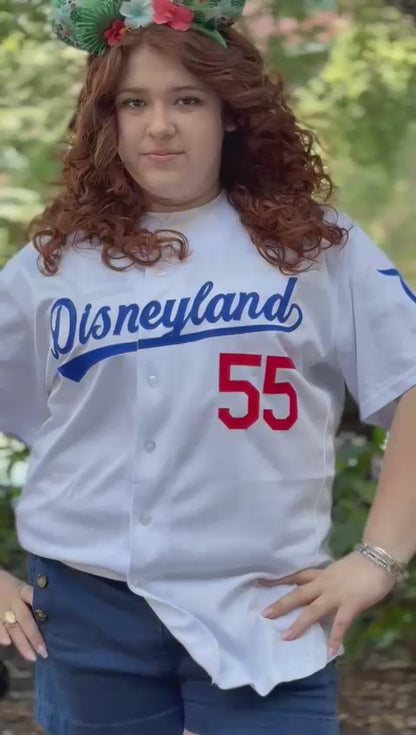 Dodgers Style Embroidered Jersey (white)