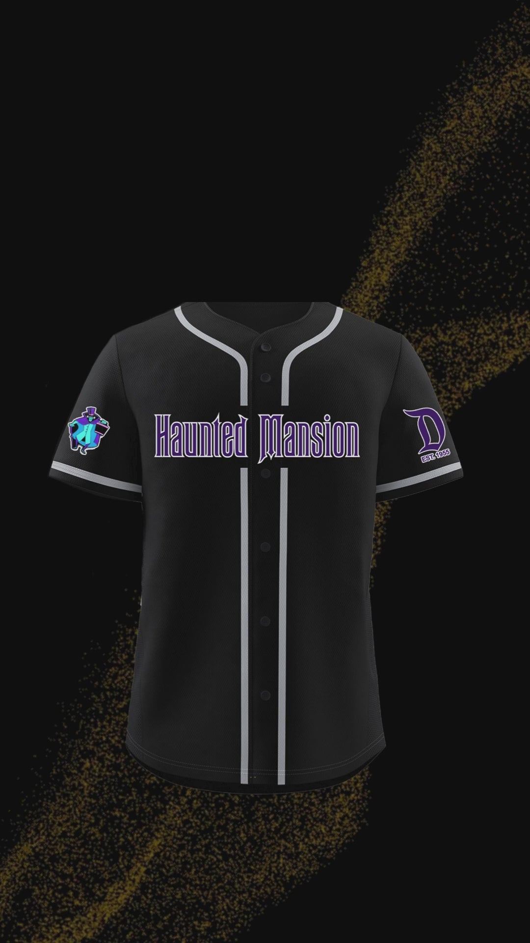 ☆US Disney Parks☆Haunted Mansion 999 ベースボールシャツ The Haunted Mansion Baseball Shirt for Adults 999 Walt